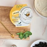 Tasty labneh With olives